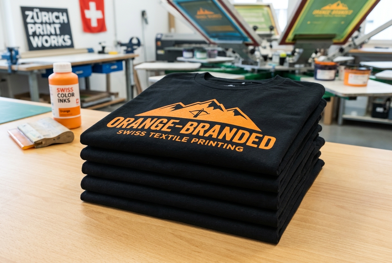 Professioneller Textildruck Firmenbekleidung HB Graphics Solothurn