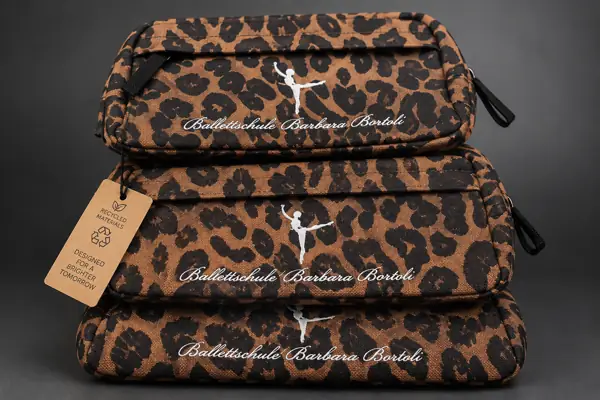 Bedruckte Pouch Bags Kosmetiktaschen Balletschool Barbara Bortoli Solothurn